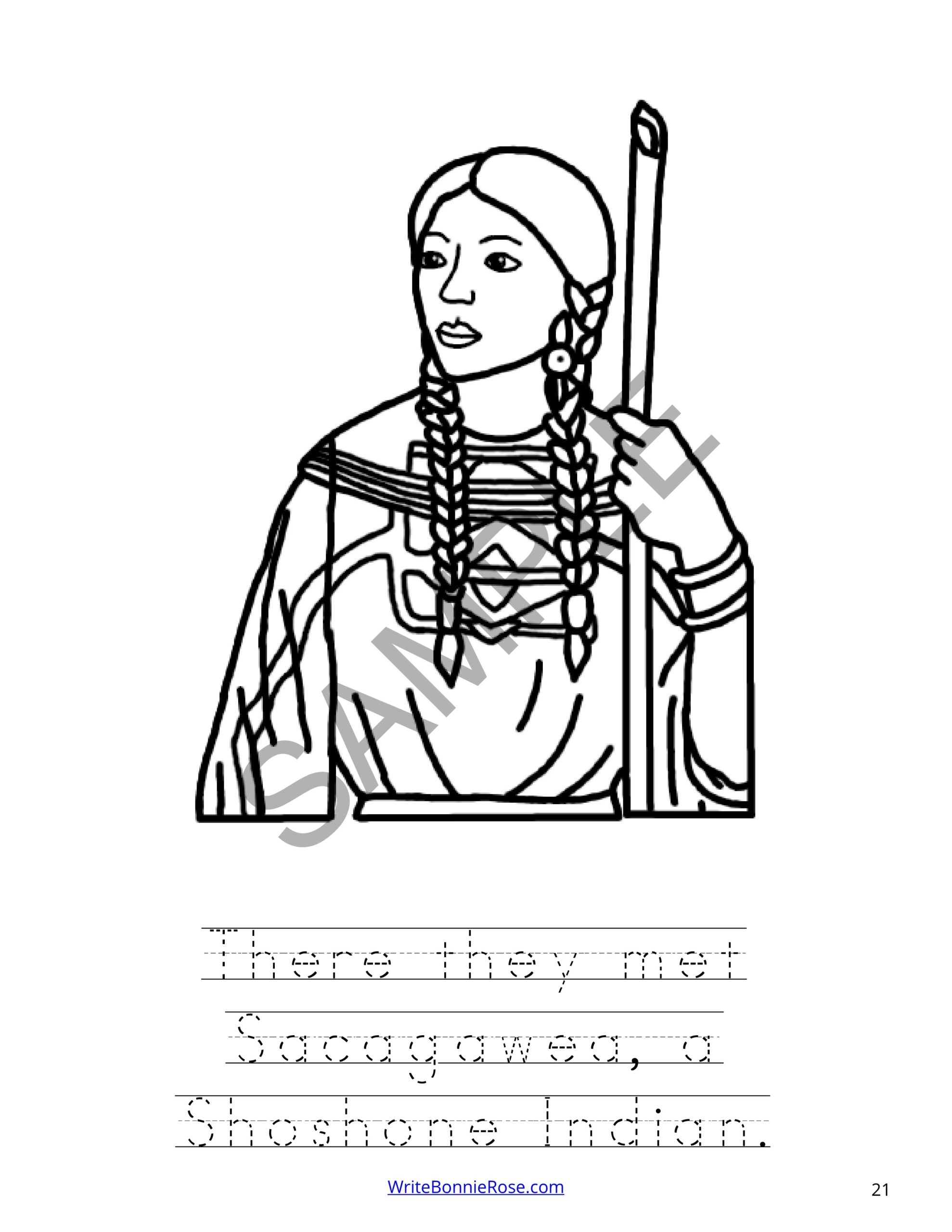 Lewis Clark Expedition Coloring Book Level B Made By Teachers