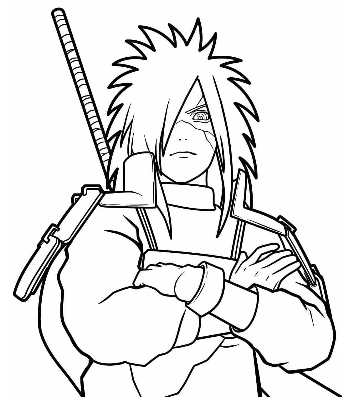 Madara Uchiha Printable Coloring Page Download Print Or Color Online For Free