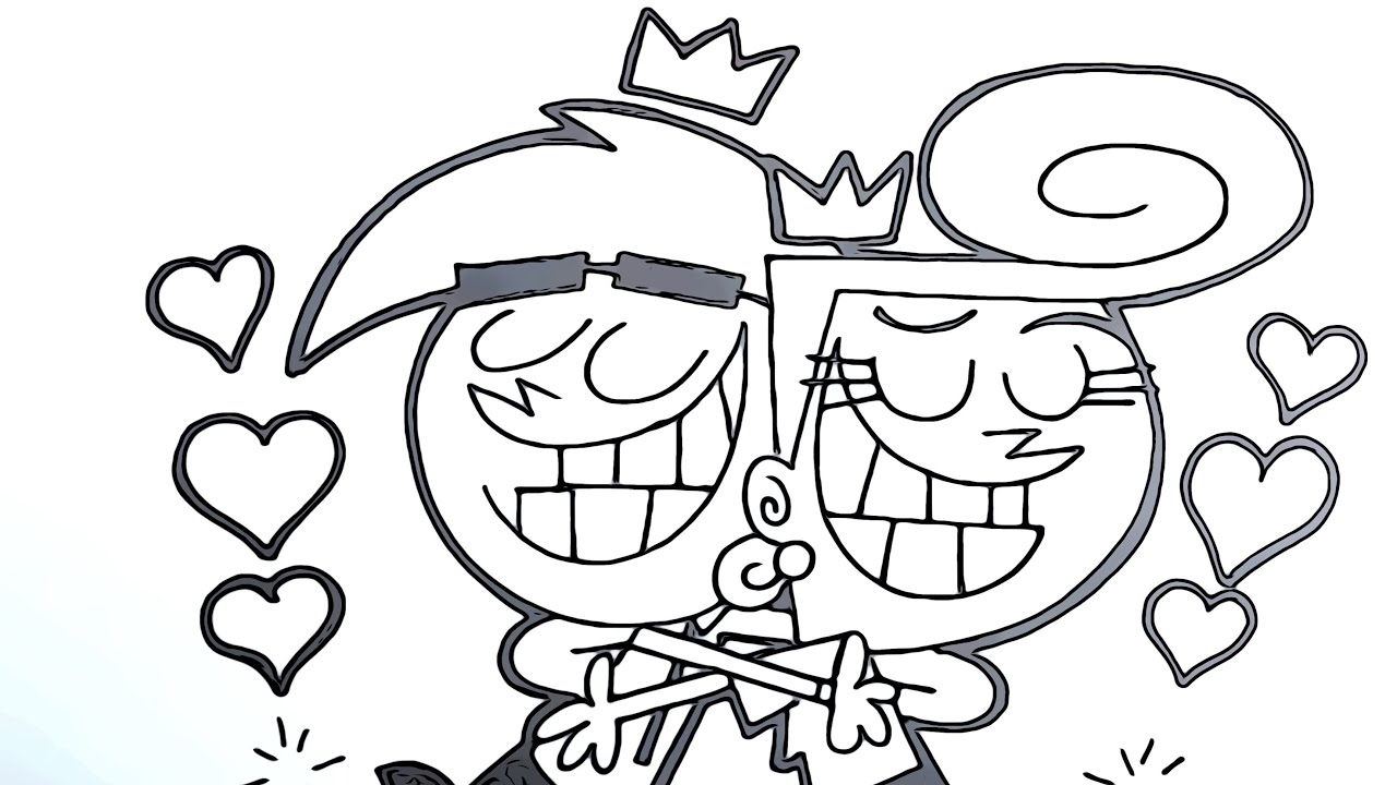 Magical Coloring Box Fairly OddParents Characters Coloringpages YouTube Magical Coloring Box Fairly OddParents Characters Coloringpages YouTube