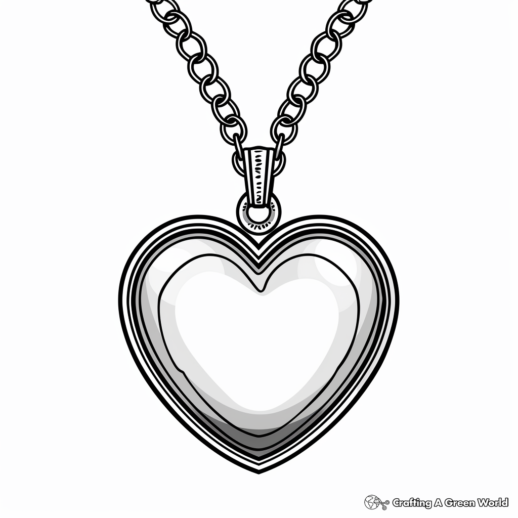 Necklace Coloring Pages Free Printable 