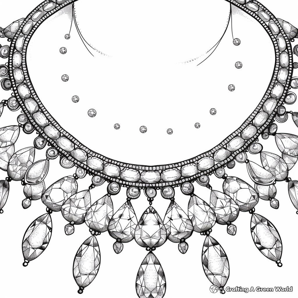 coloring pages of necklaces