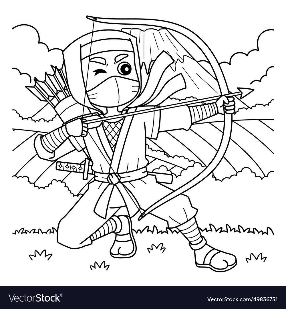 bow and arrow coloring sheets