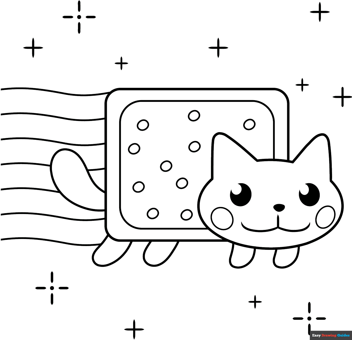 Coloring Pages Of Nyan Cat