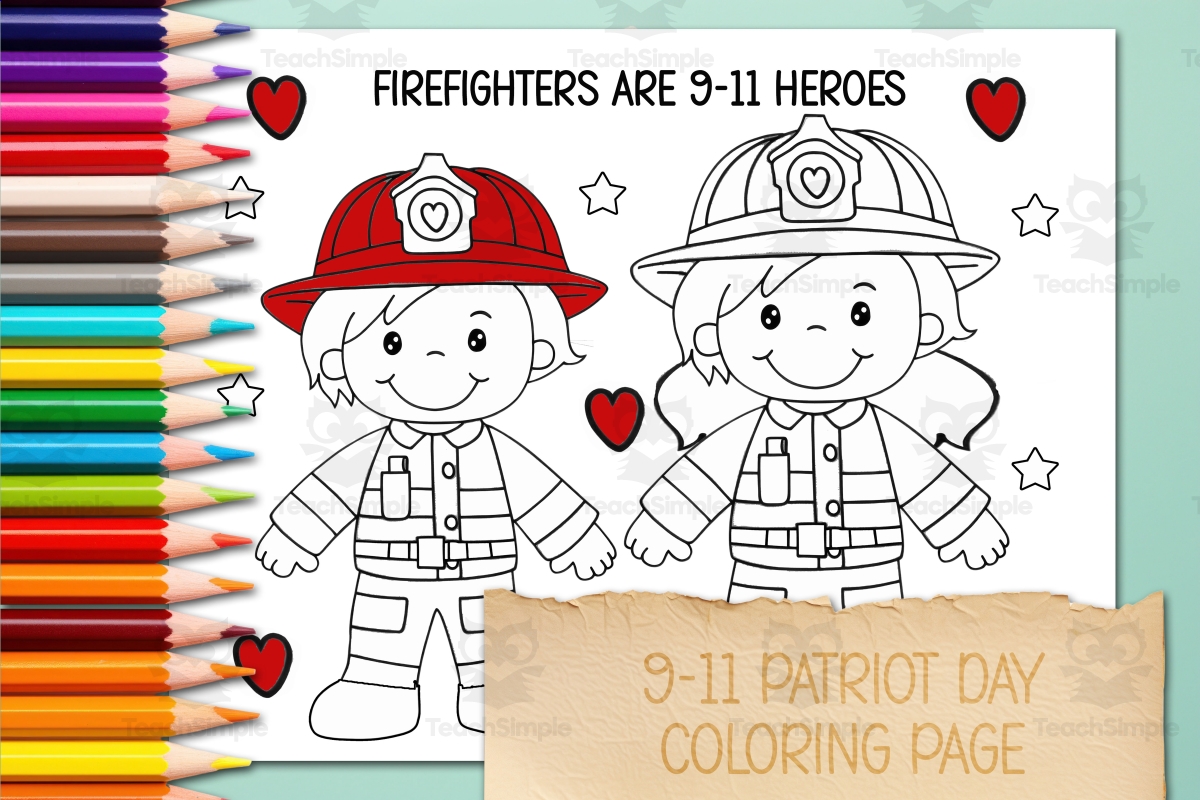 9 11 coloring pictures