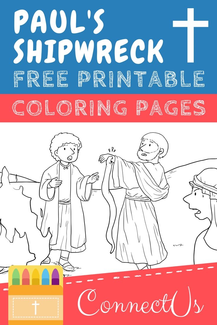 Paul Shipwrecked Coloring Pages For Kids Free Printables 