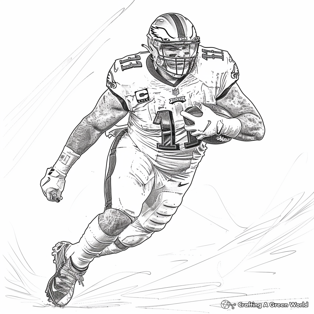 Philadelphia Eagles Coloring Pages Free Printable 