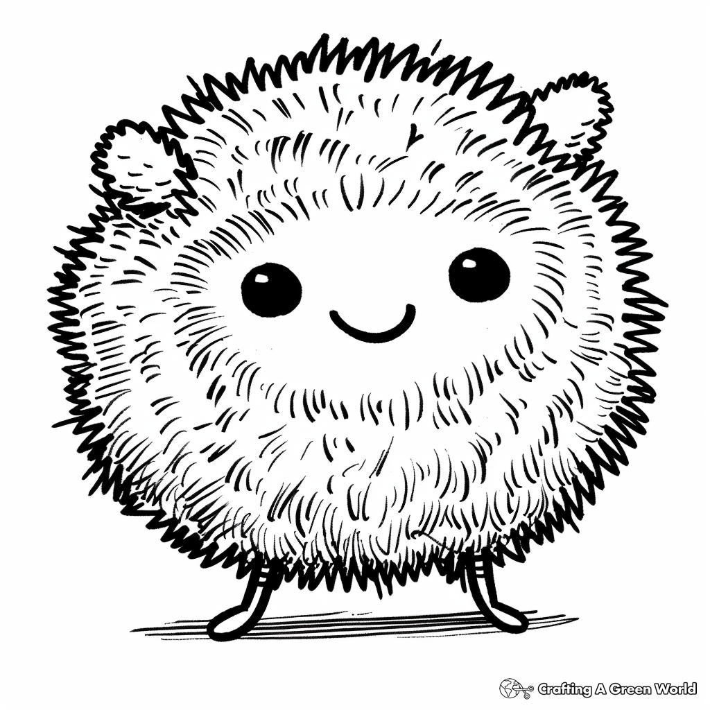 Pom Pom Coloring Pages Free Printable 