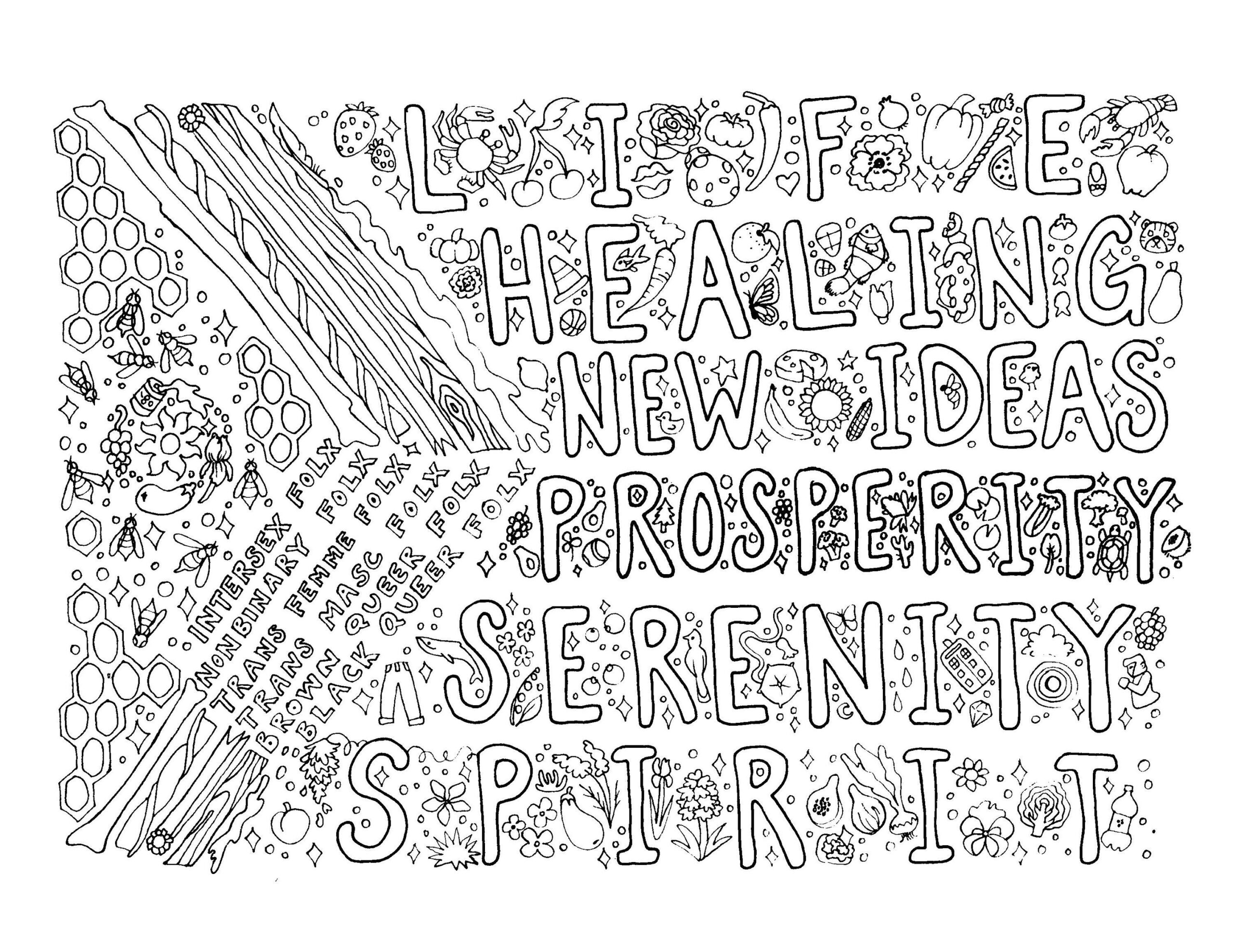 Pride Flag Coloring Page Etsy Norway