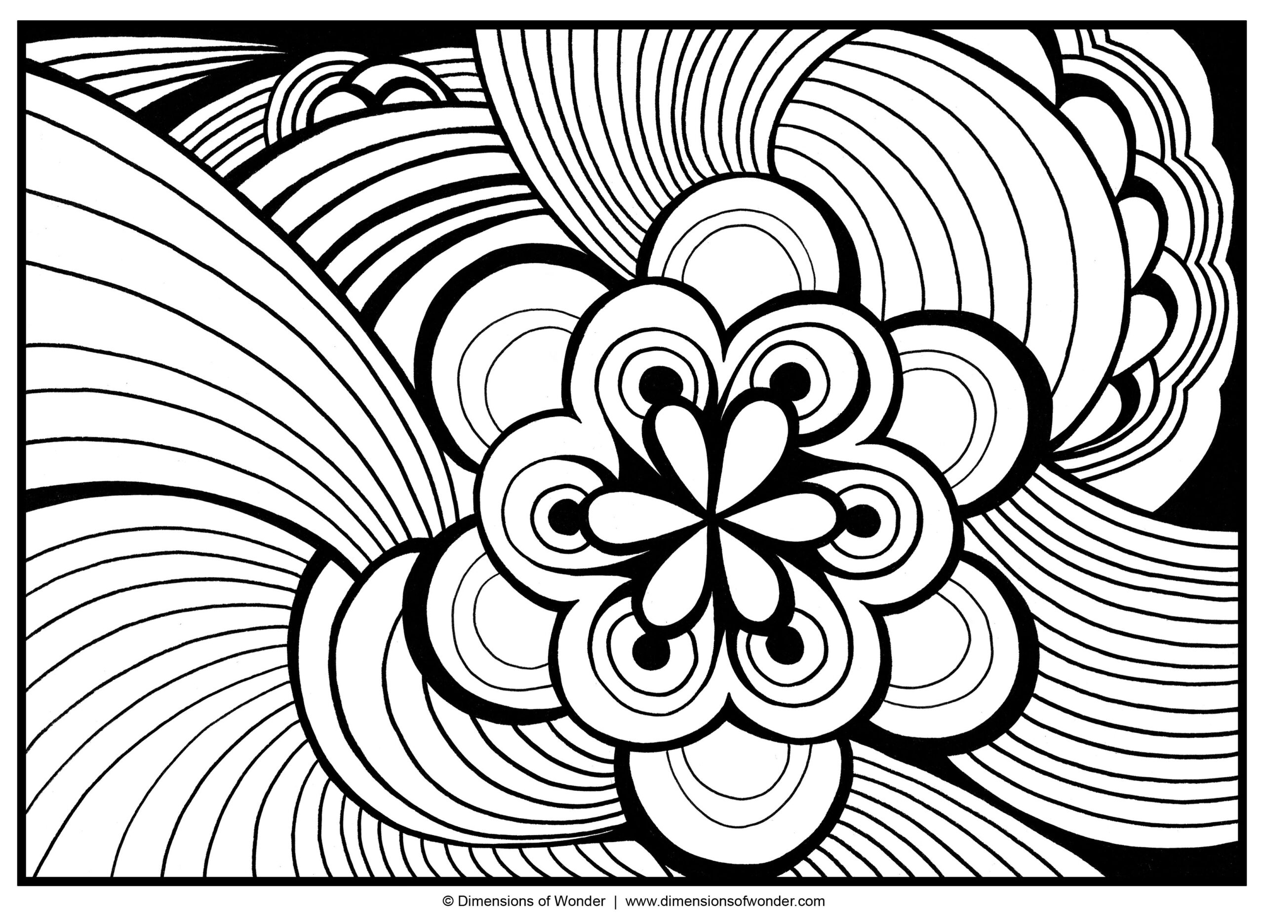 printable coloring pages abstract