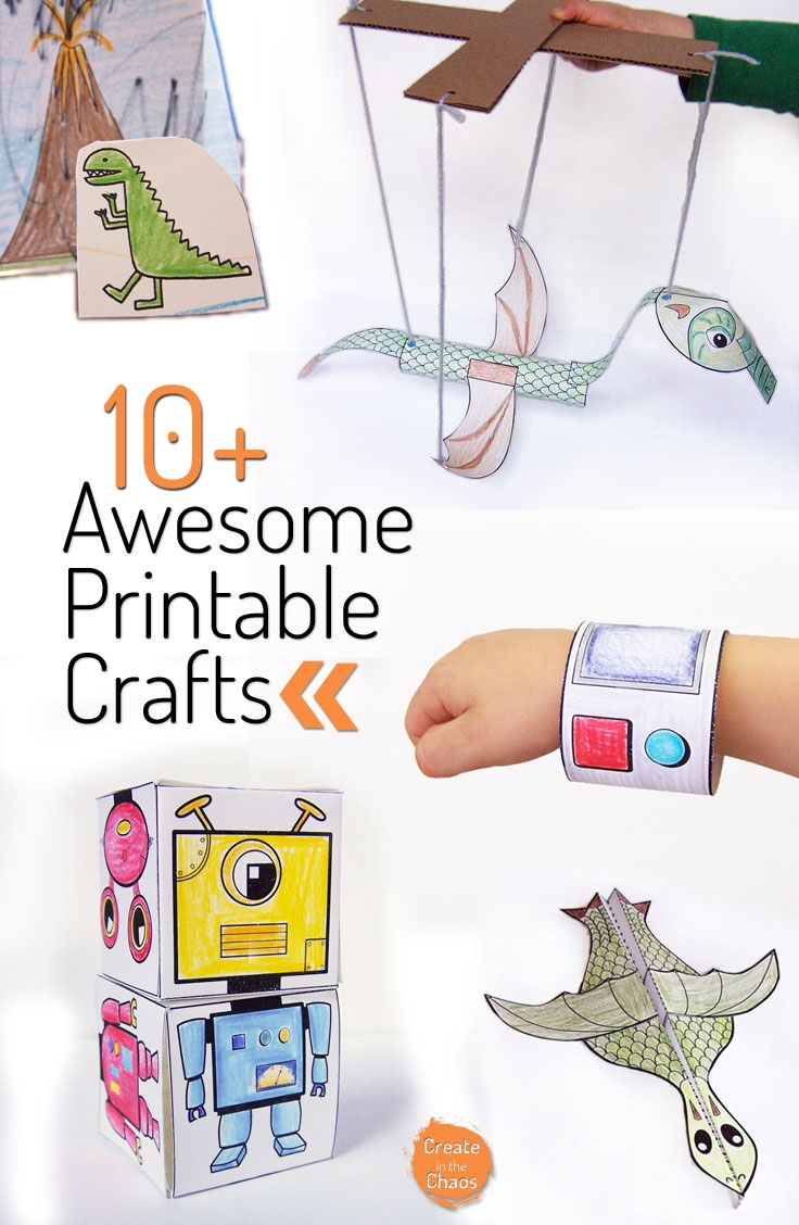 Printable Craft Roundup Create In The Chaos