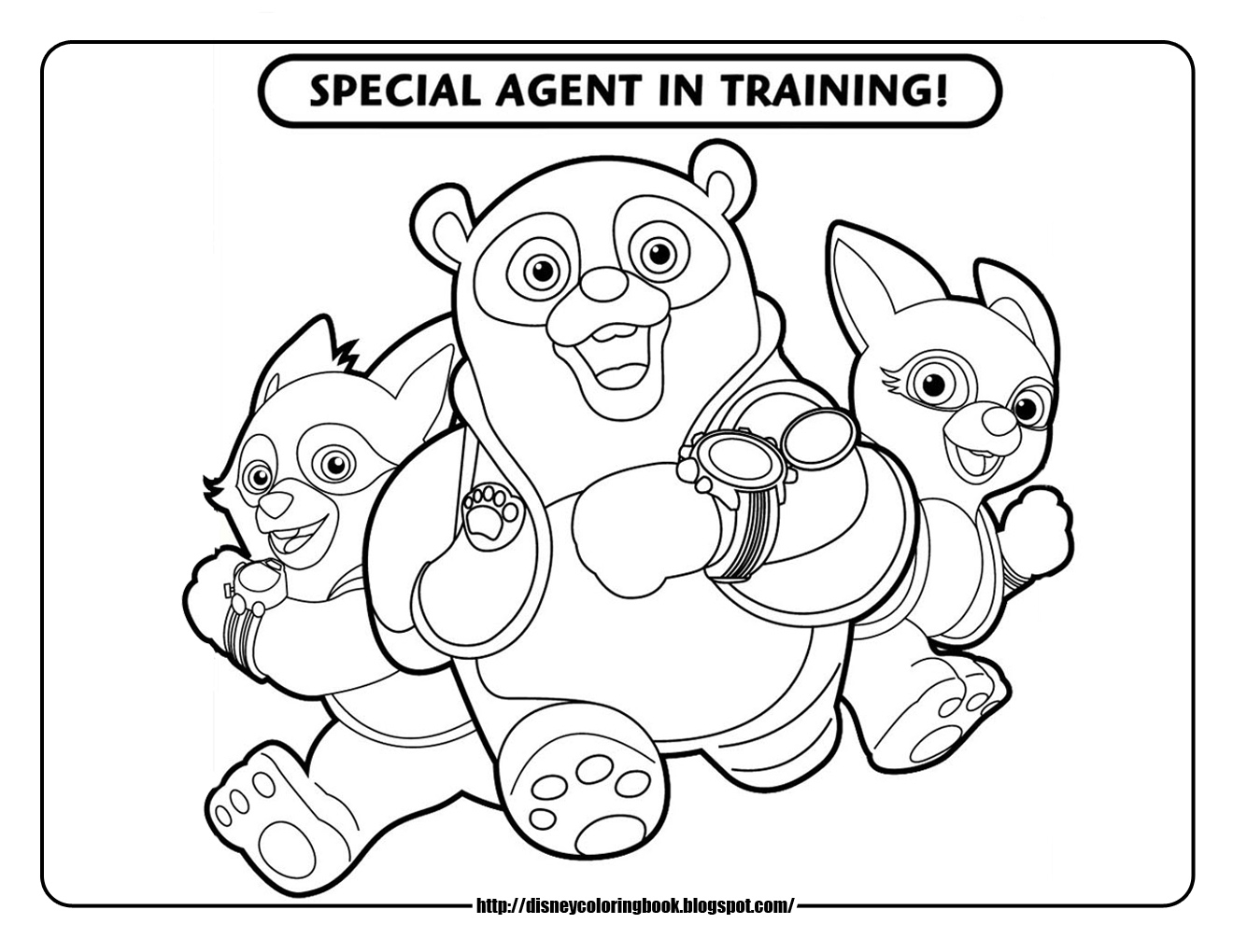 Special Agent Oso 1 Free Disney Coloring Sheets Team Colors Special Agent Oso 1 Free Disney Coloring Sheets Team Colors