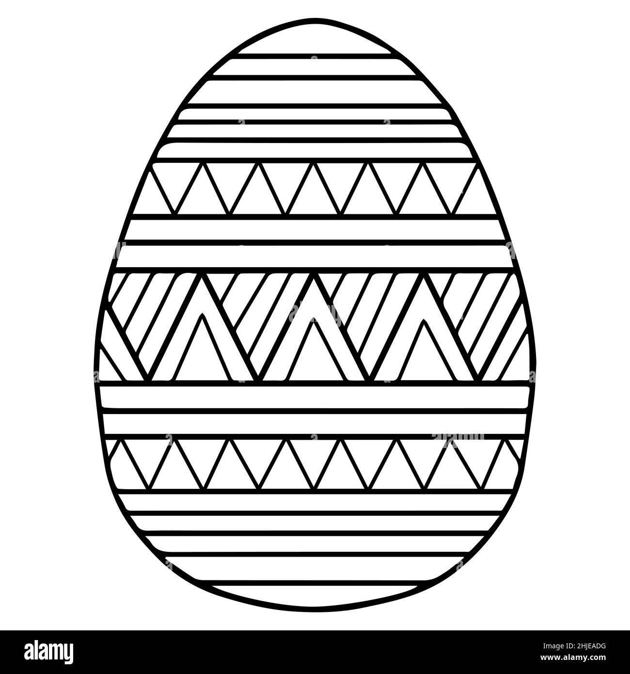 easter egg coloring book