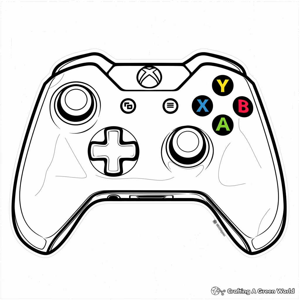 Video Game Controller Coloring Pages Free Printable Video Game Controller Coloring Pages Free Printable
