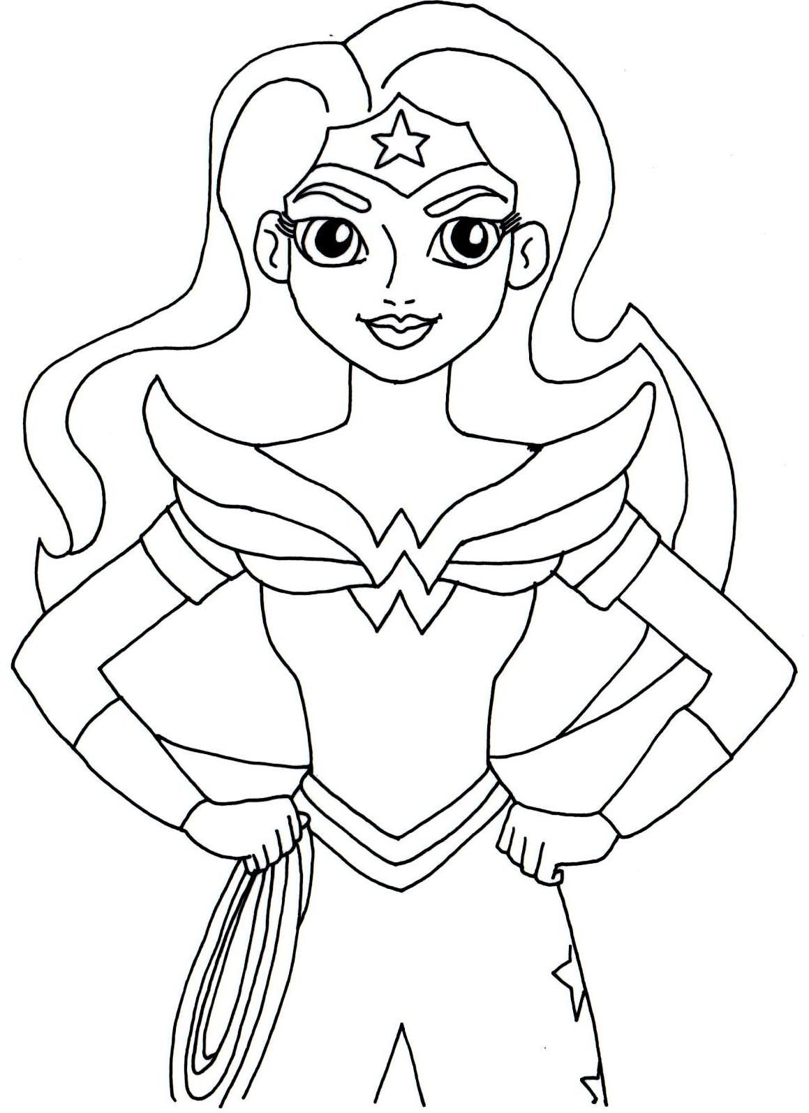 Wonder Woman Coloring Pages Wonder Woman Coloring Pages