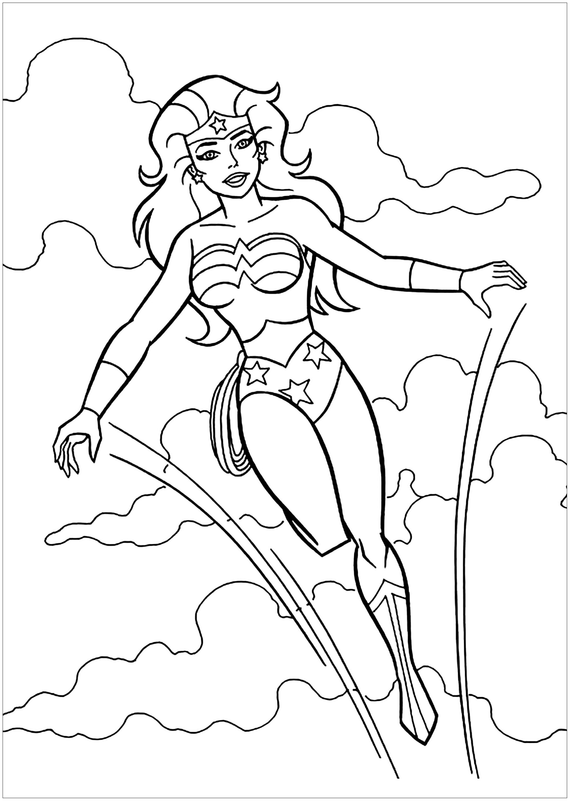 Wonder Woman Wonder Woman Coloring Pages