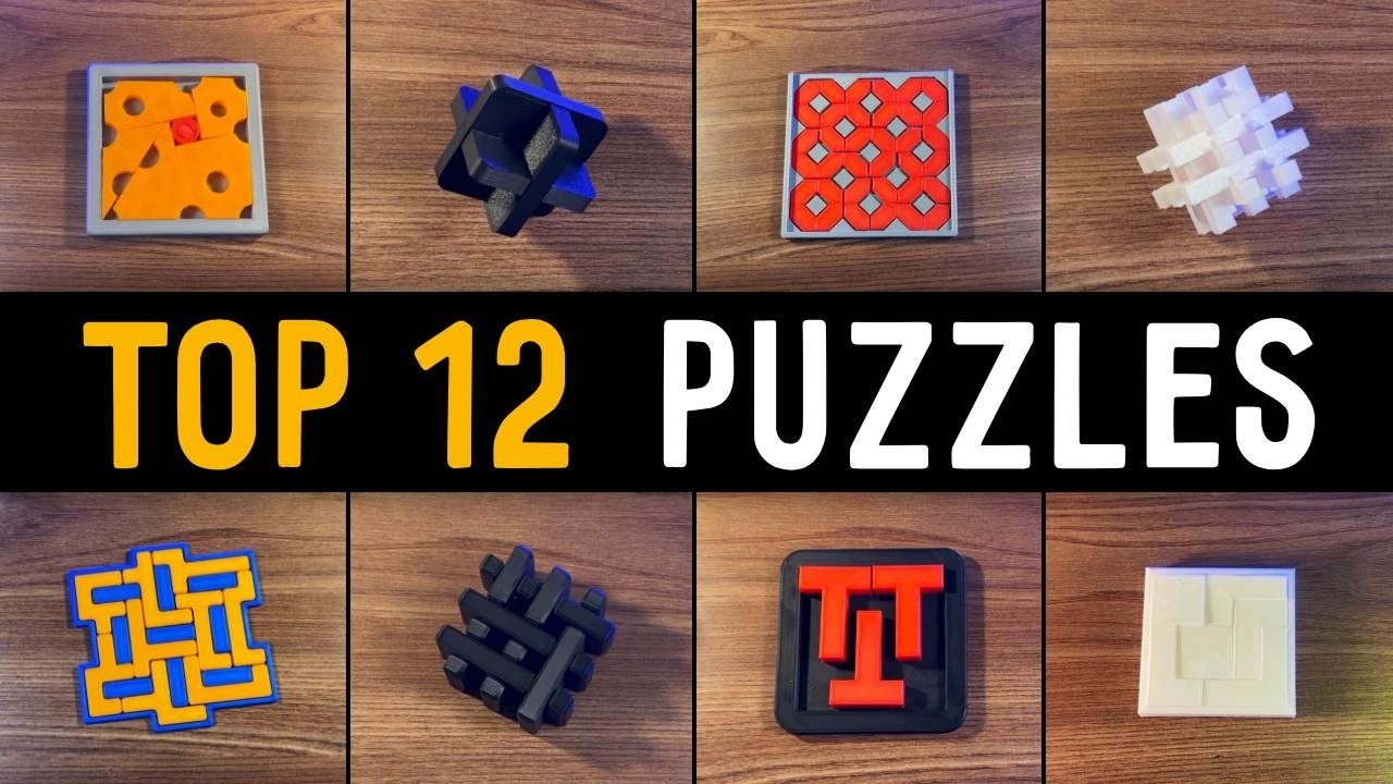 12 Best 3D Printed Puzzles Can You Solve Them YouTube