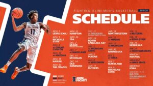 Illinois Basketball Schedule Printable King Printables