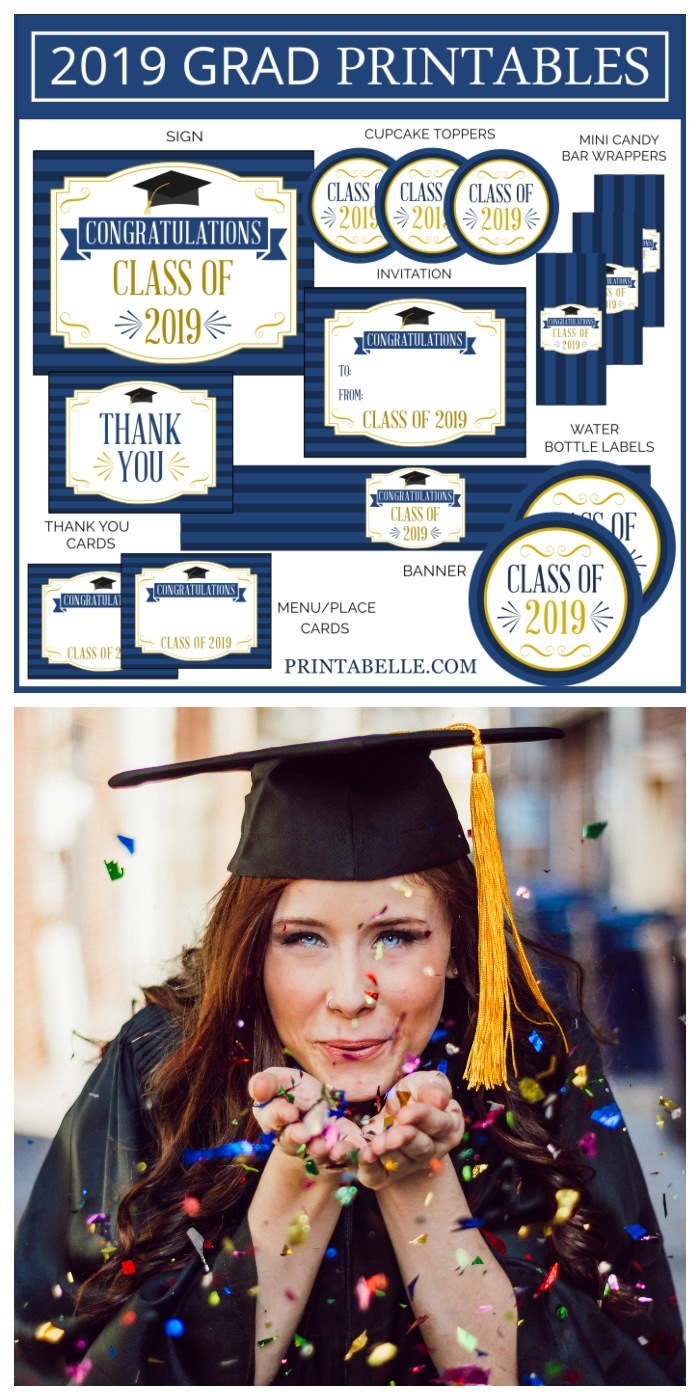2019 Graduation Party Printables Printabelle