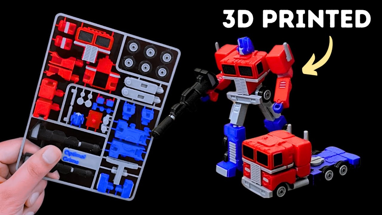 3D Printable Optimus Prime Kit YouTube