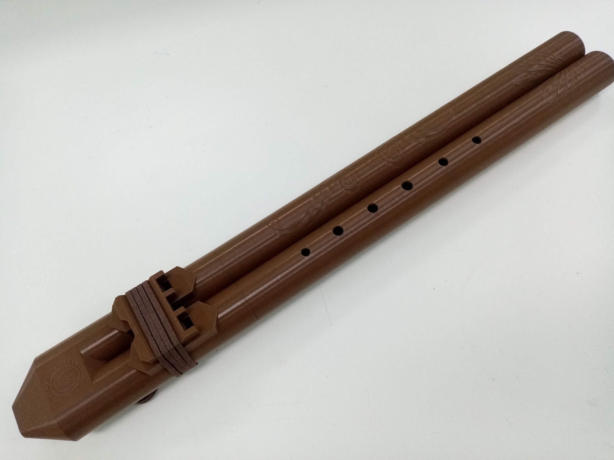 3D Printed Drone Flute Key Of E Native American Style Etsy