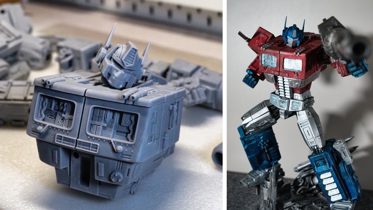 3D Printed My Own OPTIMUS PRIME Statue Transformers YouTube