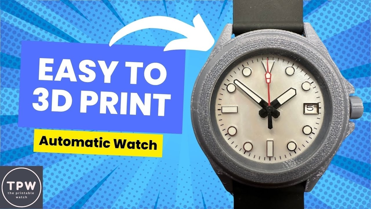 3D Printing An NH35 Automatic Watch YouTube