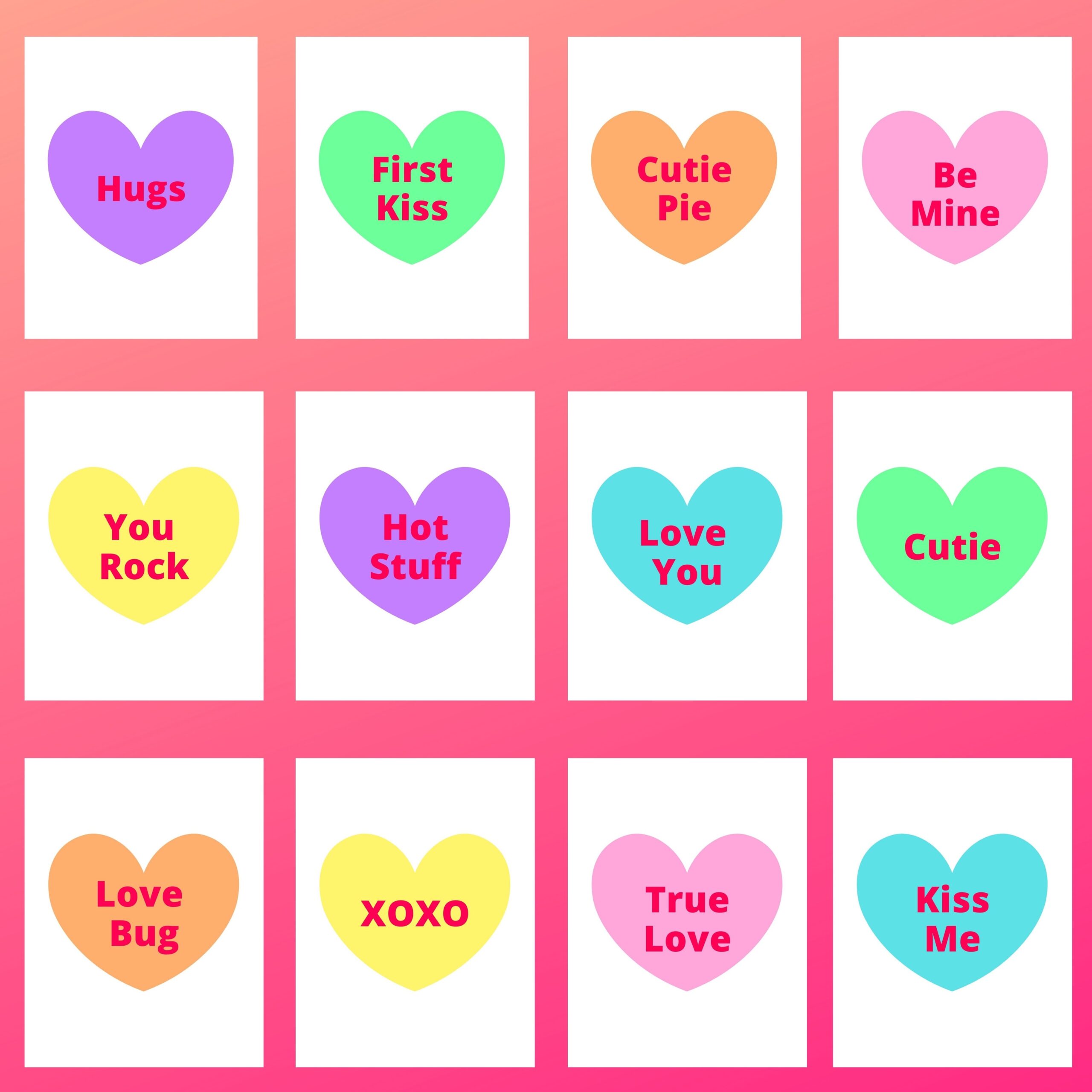 4 Easy DIY Valentine s Day Printable Banners Free The Peculiar Green Rose