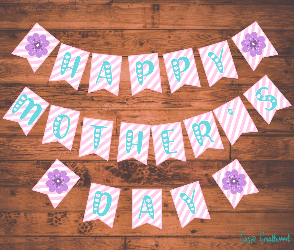 Happy Mothers Day Banner Printable Pdf