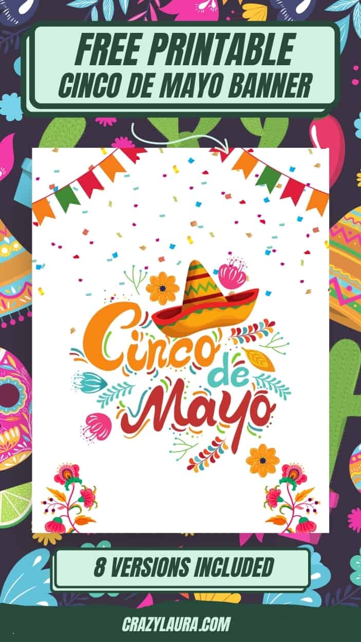 Printable Cinco De Mayo Banner
