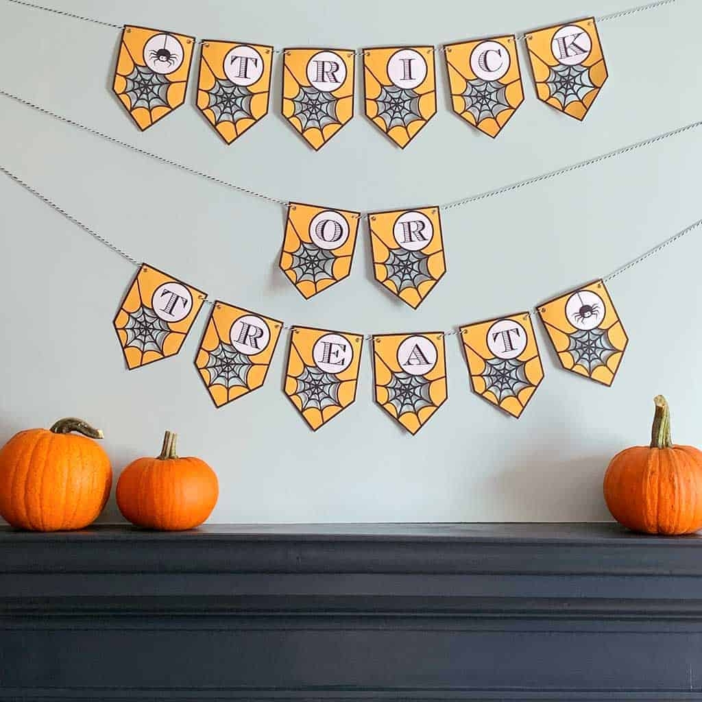 Happy Halloween Printable Banner