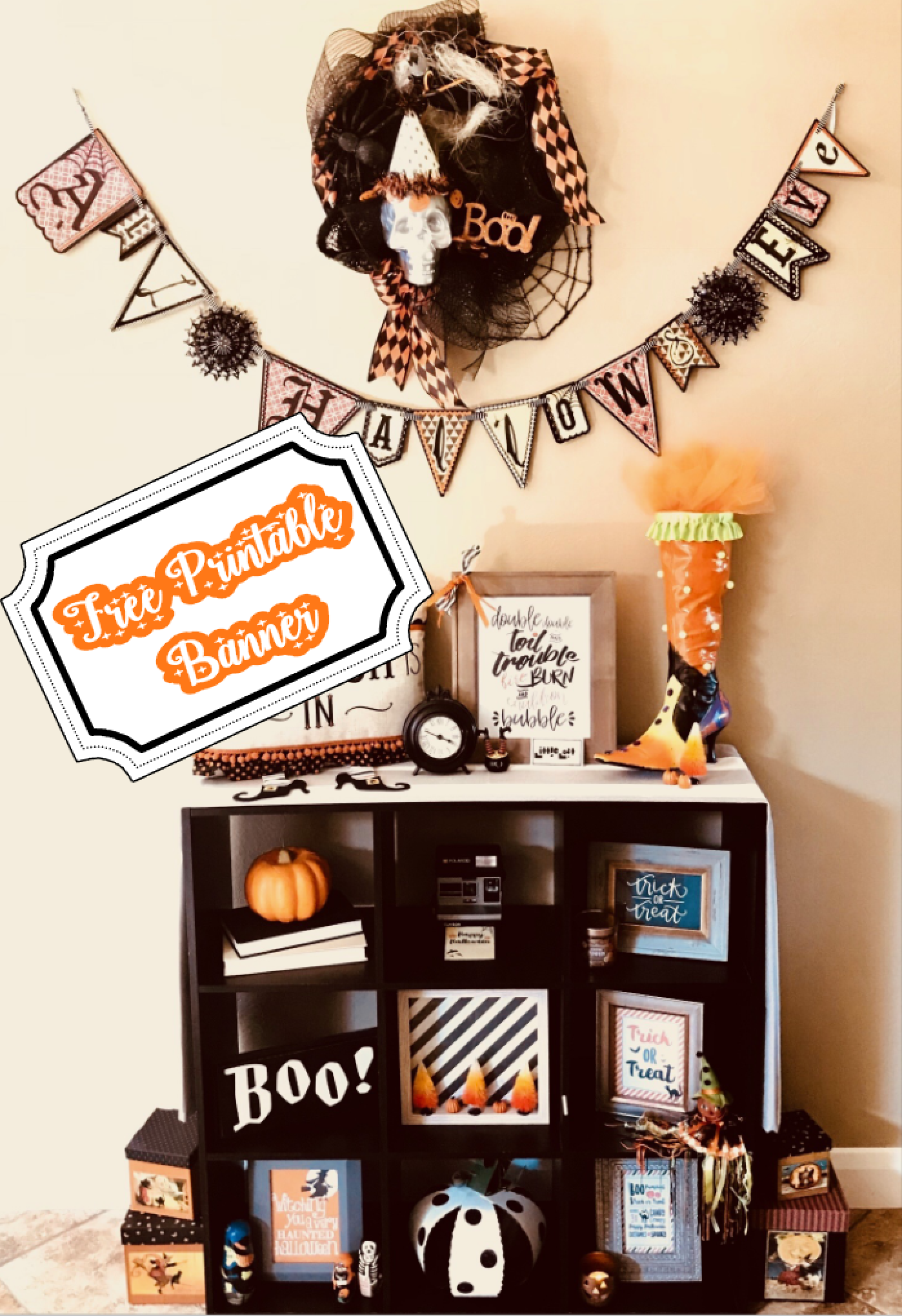 free halloween banner printables