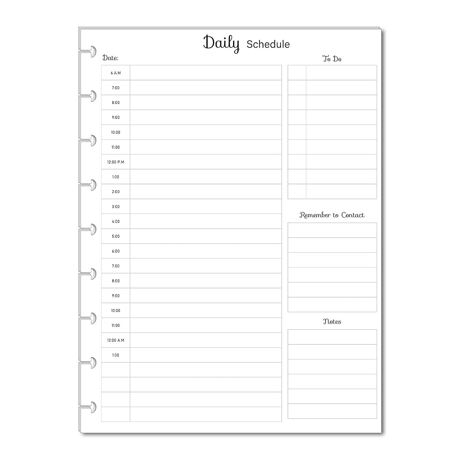 Planner Printable Inserts