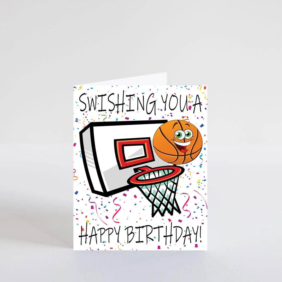 Free Printable Basketball Birthday Cards