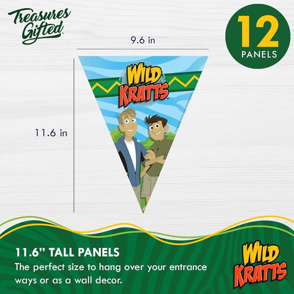 wild kratts birthday banner printable