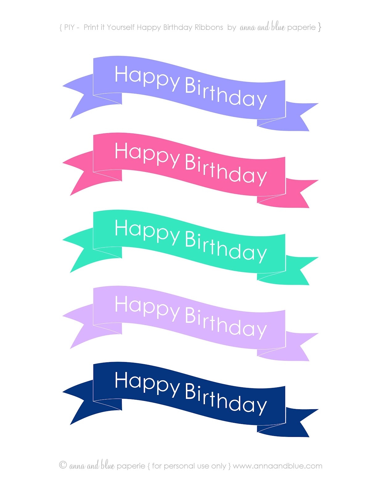 Cake Banner Printable