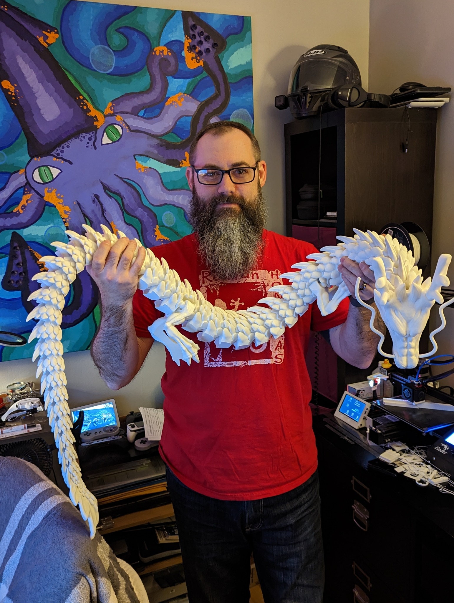 3d Printable Articulated Dragon