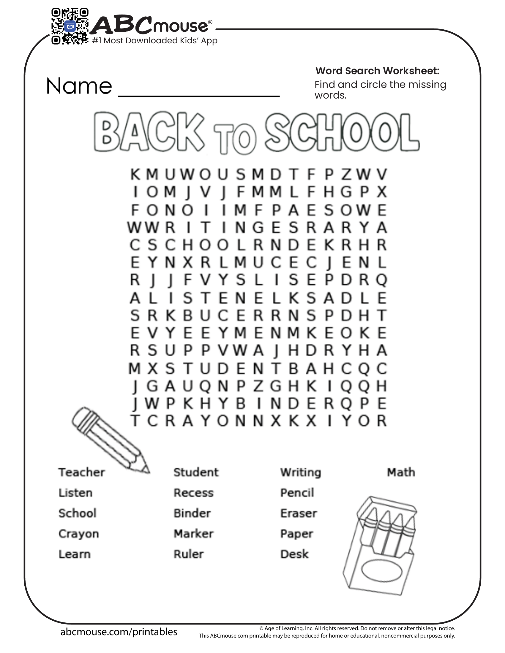 Education Printables