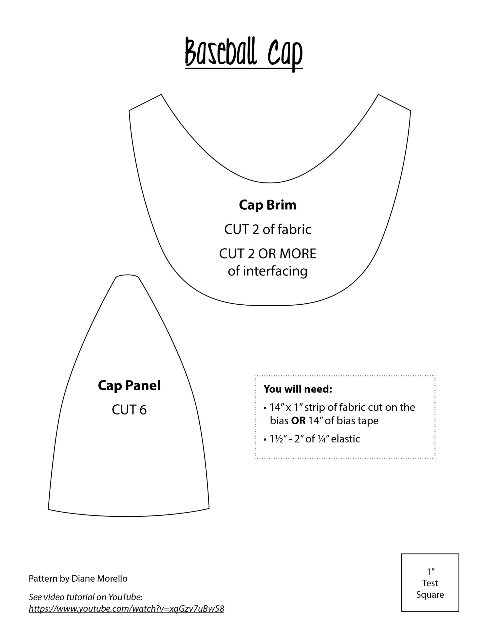 Ball Cap Pattern Shop