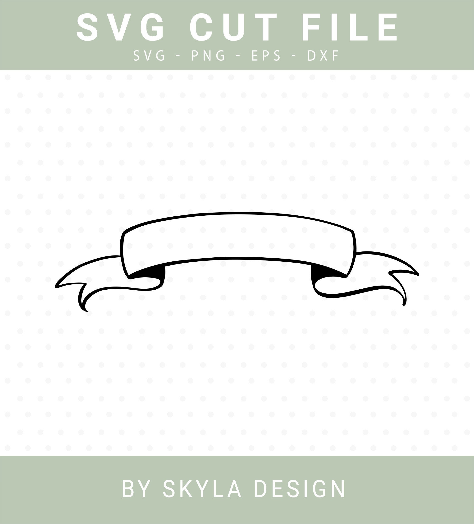 Banner Svg Cutfile Etsy
