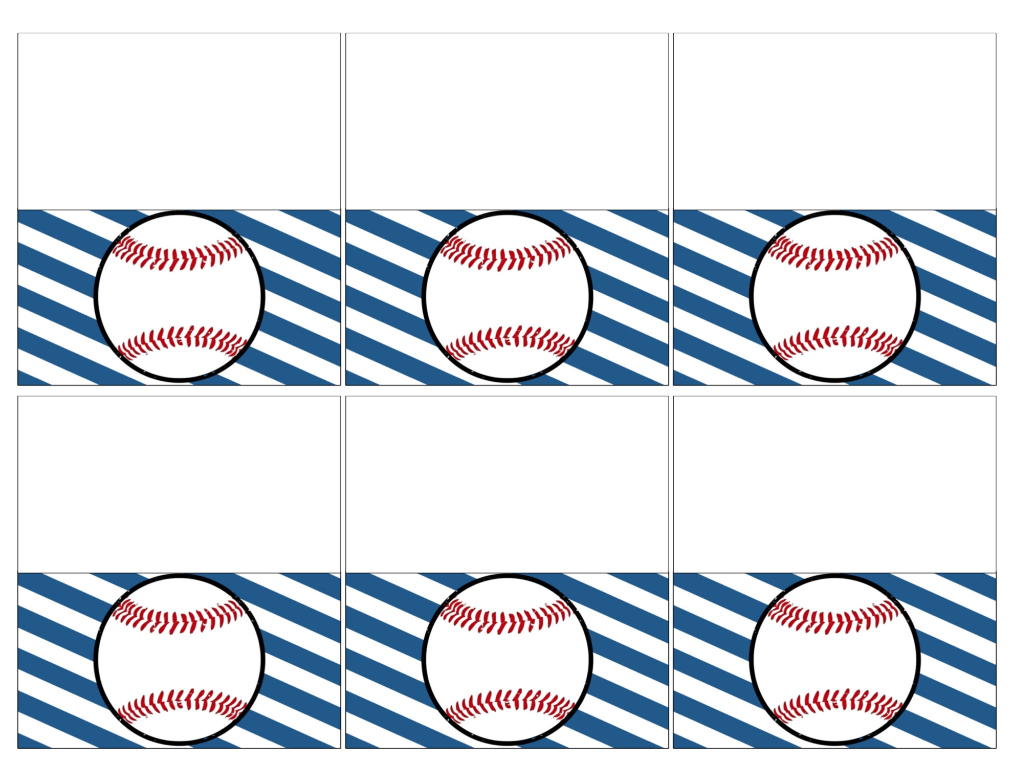 Free Printable Baseball Template Printable