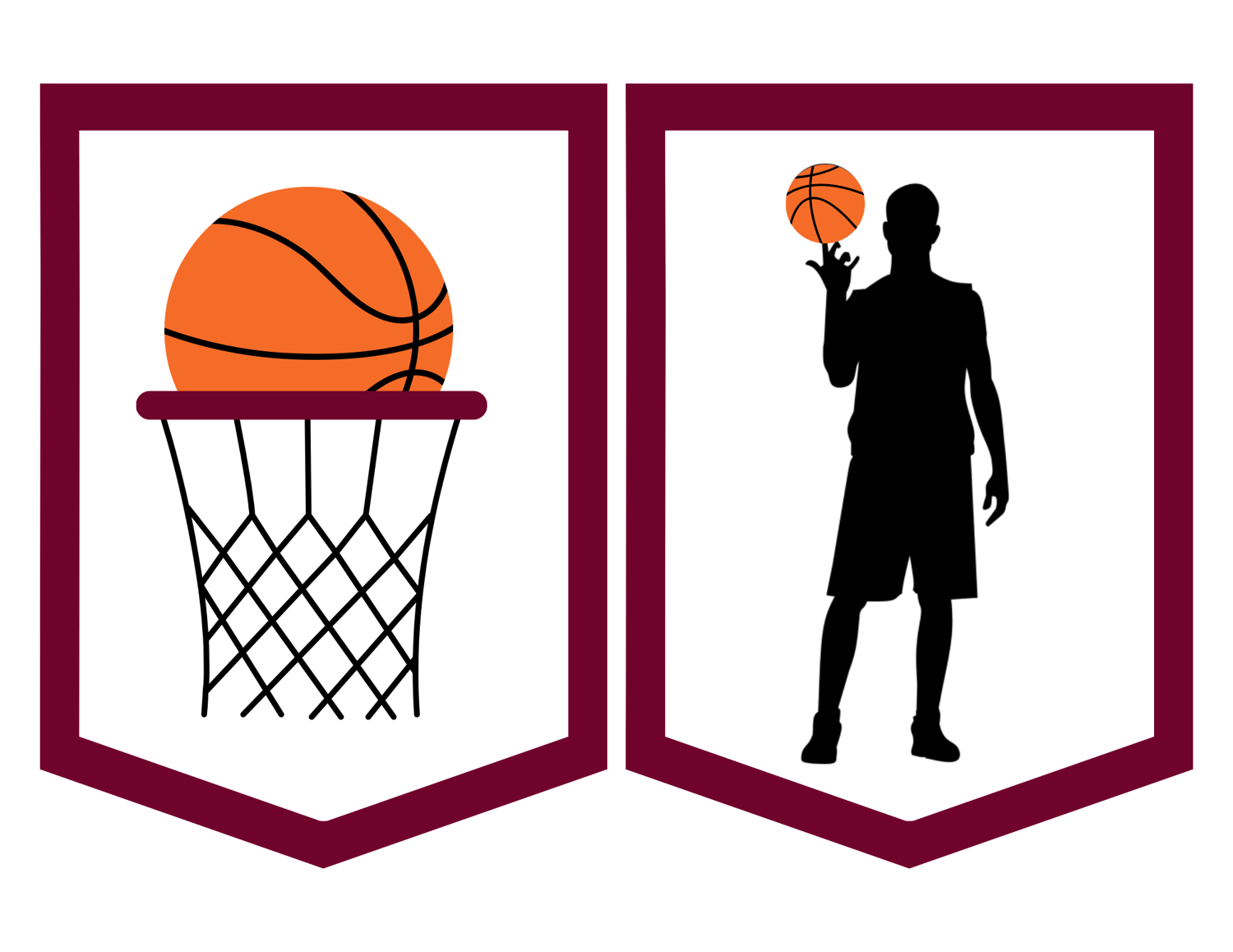 Basketball Banner Printable Happy Birthday Banner Instant Download Basketball Birthday Decor Sport Birthday Decor Basketball Ball Hoop Cleveland Cavaliers Inspired Payhip