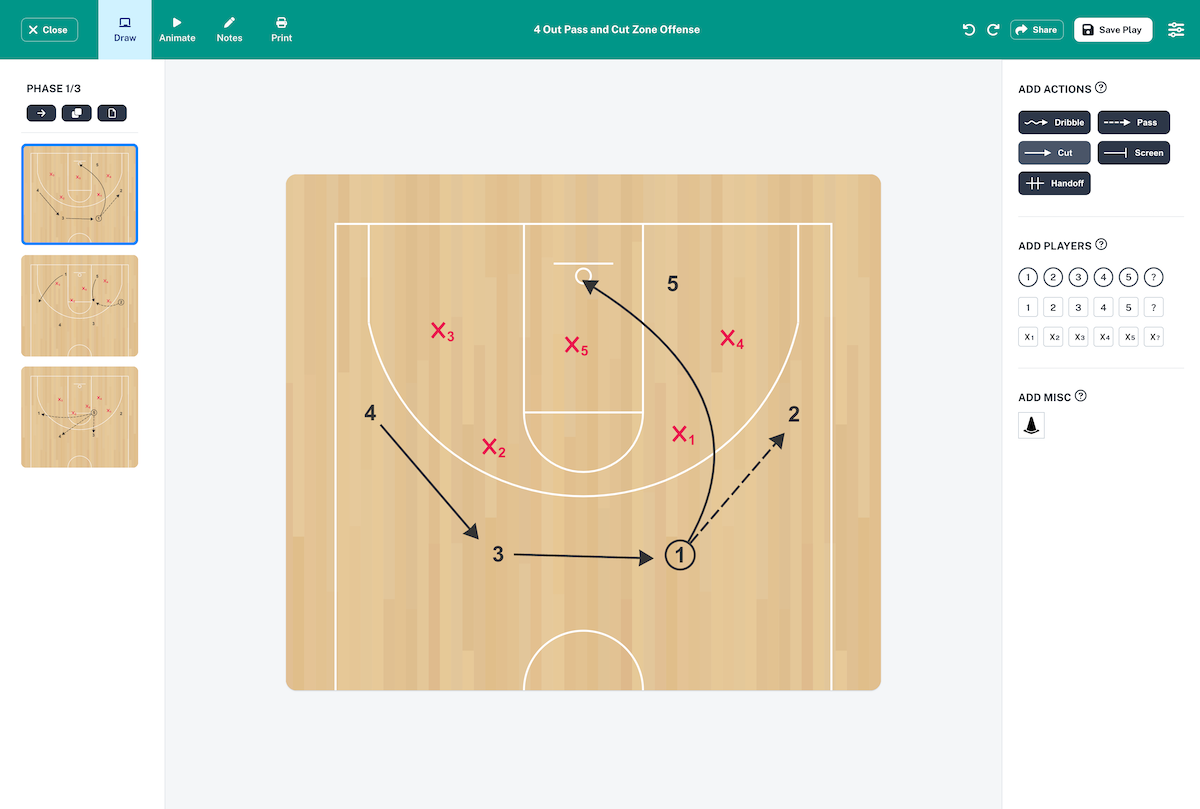 Basketball Play Creator App