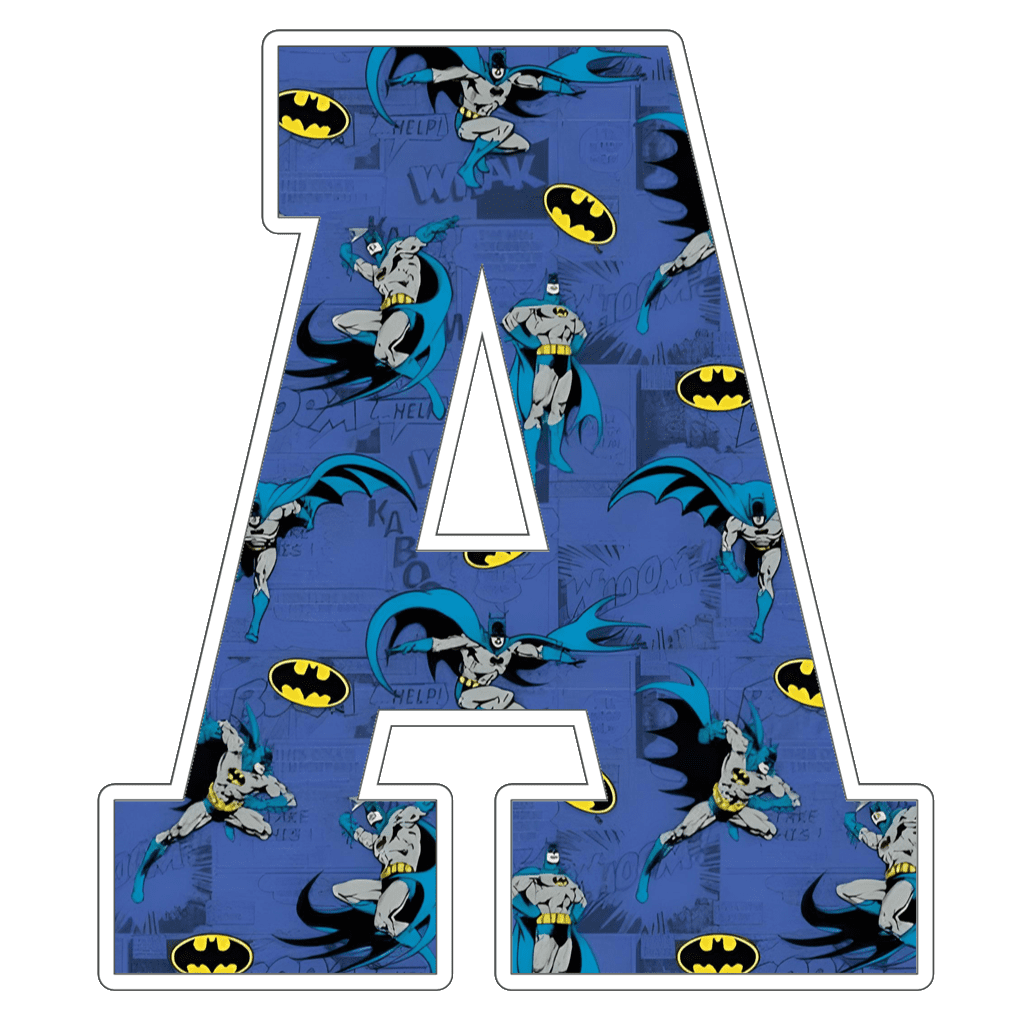 Batman Alphabet Letters Png MR ALPHABETS