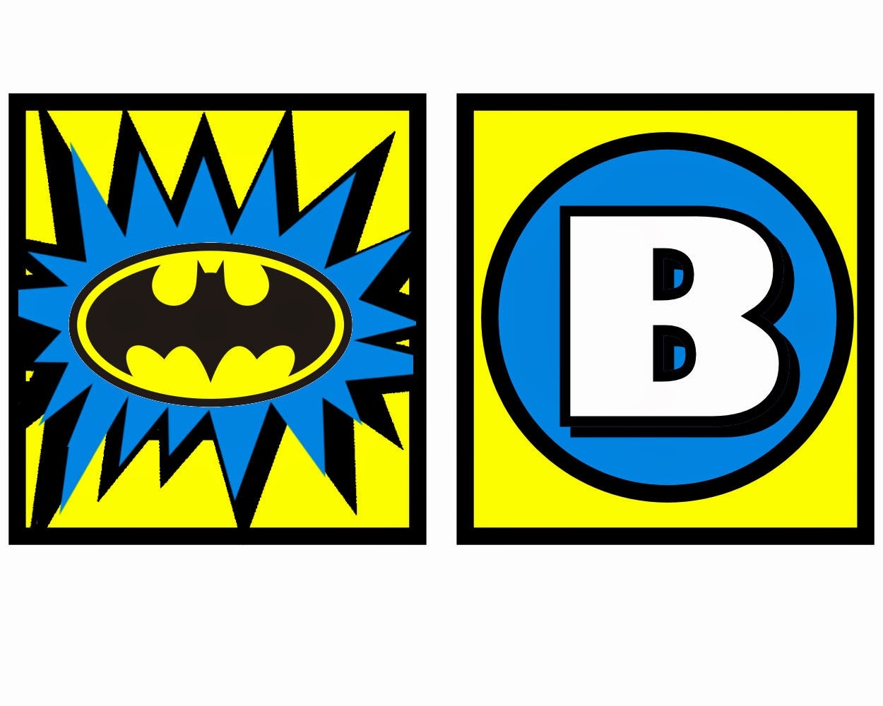 Free Printable Batman Birthday Banner