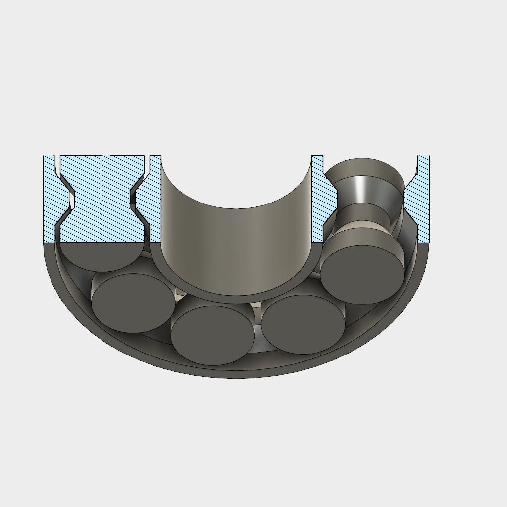 Better 3D Printable Bearing By BoomZilla1 Thingiverse