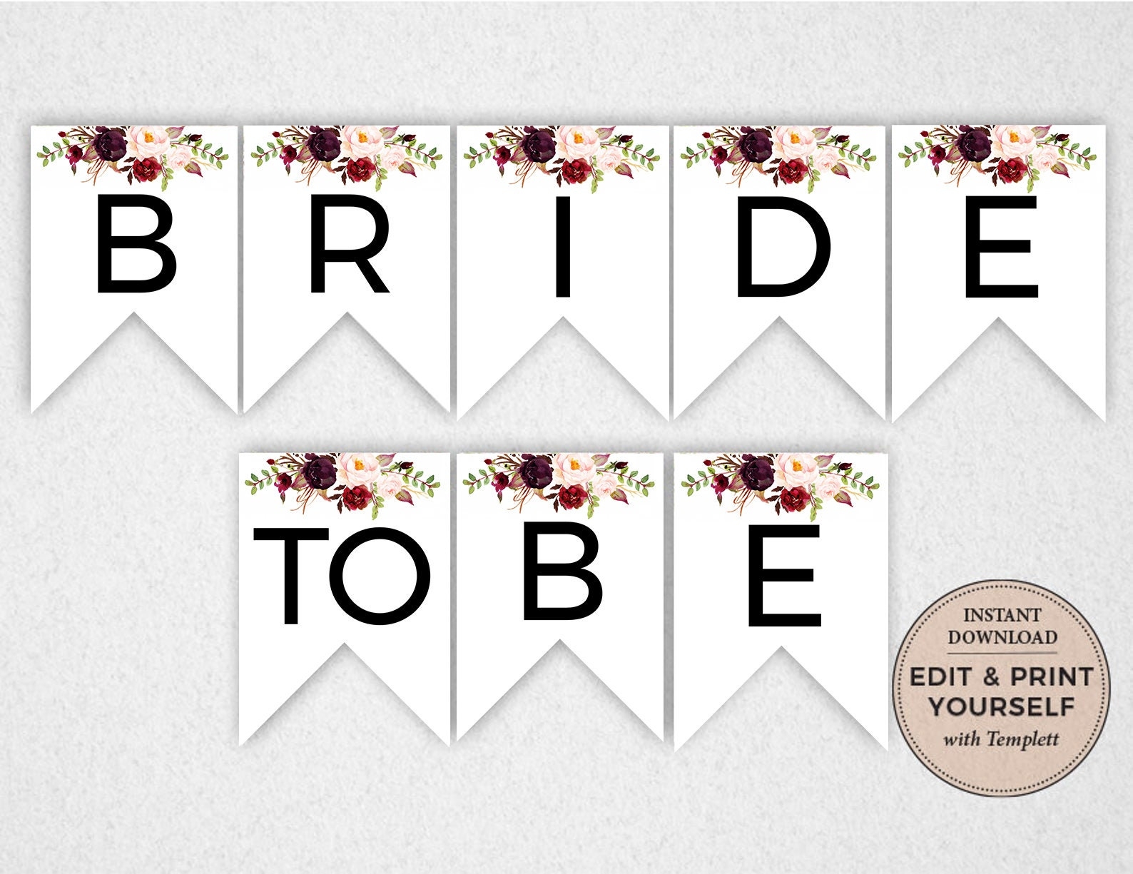 Free Printable Bridal Shower Banner