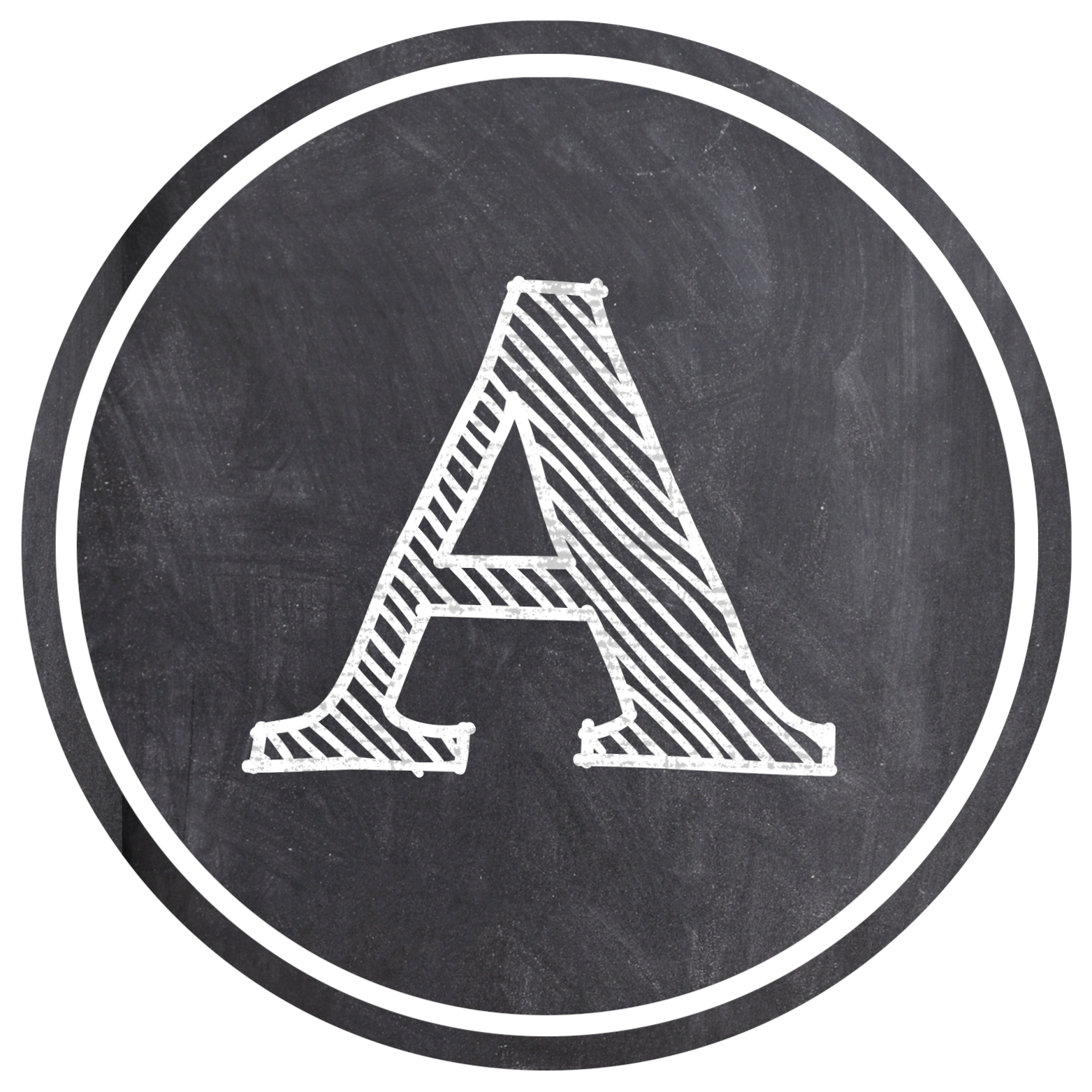 Chalkboard Banner Letters Free Printable Alphabet Paper Trail Design