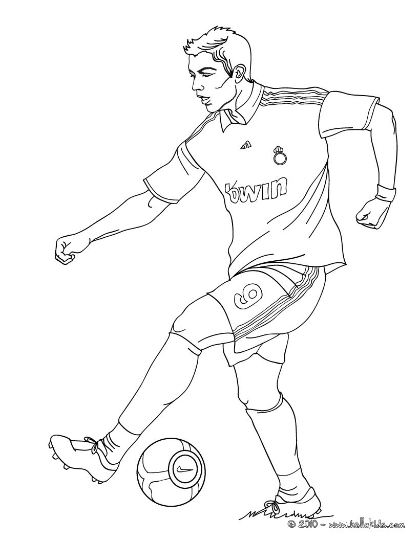 Soccer Coloring Page Printable