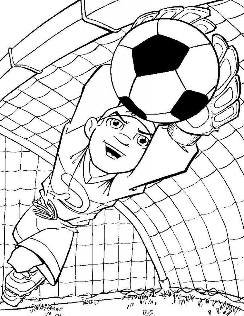 Soccer Coloring Page Printable