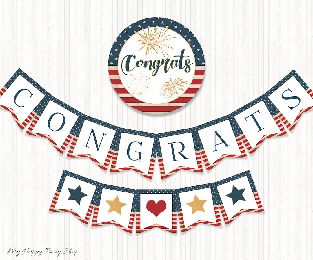 Congratulations Free Printable Banner